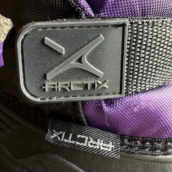 Arctix Kids Winter Snow Boots Shoes Purple Black Toddler 8 Waterproof Active - Picture 10 of 10